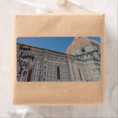 Étiquette Cathédrale de Florence (En situation)