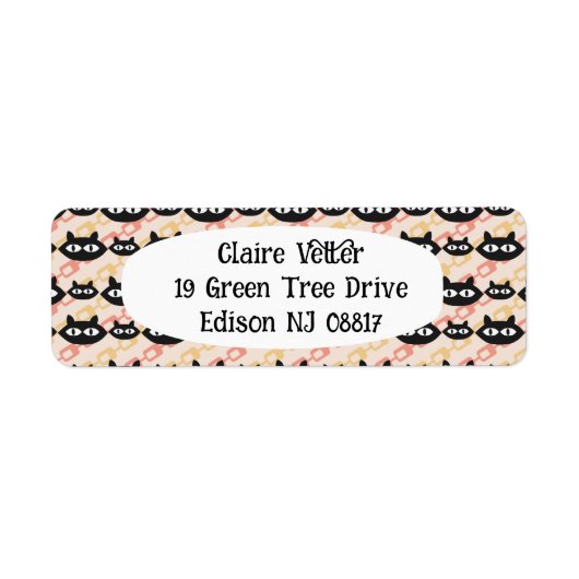 Étiquette Cats MCM (Devant)