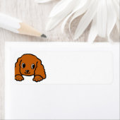 Étiquette cavalier kcs peeking ruby (En situation)