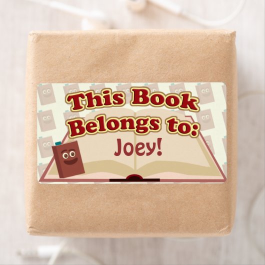 Étiquette Ce Livre Appartient À : (En situation)