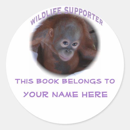 étiquette "Ce livre appartient à" (Devant)