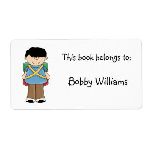Étiquette Ce livre appartient à :-Boy