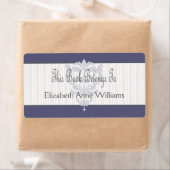 Étiquette Ce Livre Appartient Au Modèle (En situation)