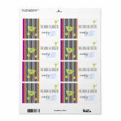 Étiquette Ce Livre Appartient Au Modèle (Feuille entière)