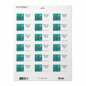 Étiquette Ce Livre Appartient, Sous La Mer (Feuille entière)