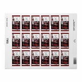 Étiquette Ce Plat les années 50 Rétro Vous Appartient (Feuille entière)