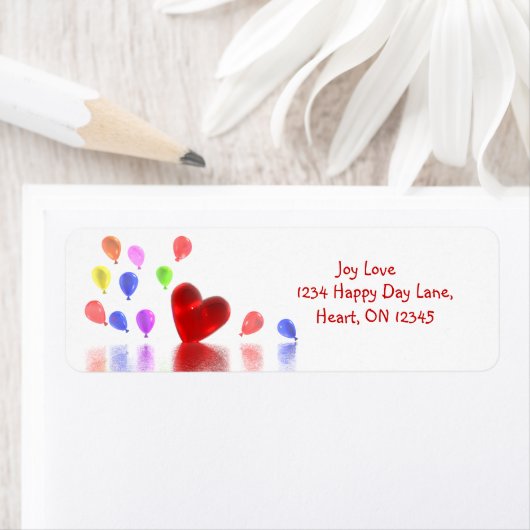 Étiquette Célébration de la Saint Valentin (En situation)