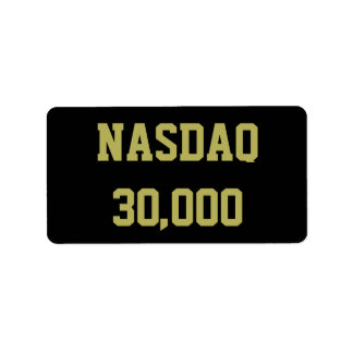 Étiquette Célébration du NASDAQ 30000 en Bourse