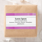 Étiquette Center Band II - Verre de lilas (En situation)