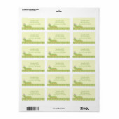 Étiquette Centipede bébé (Feuille entière)