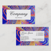 Étiquette central - Abstrait fractal 061012d (Devant / Derrière)