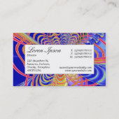 Étiquette central - Abstrait fractal 061012d (Dos)