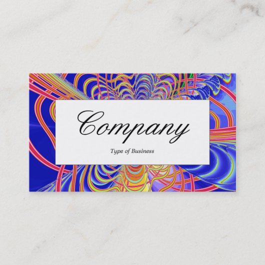 Étiquette central - Abstrait fractal 061012d (Devant)