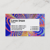 Étiquette central - Abstrait fractal 061012d (Dos)