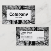 Étiquette central - Arborescence à contraste élevé (Devant / Derrière)