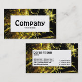 Étiquette central - Flamme fractale 02 (Devant / Derrière)