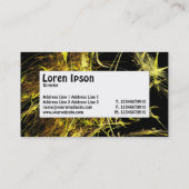 Étiquette central - Flamme fractale 02 (Dos)