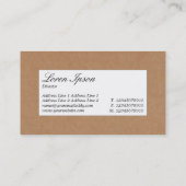 Étiquette central - texture de boîte en carton (Dos)