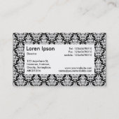 Étiquette central v4 - Modèle Damask (Dos)