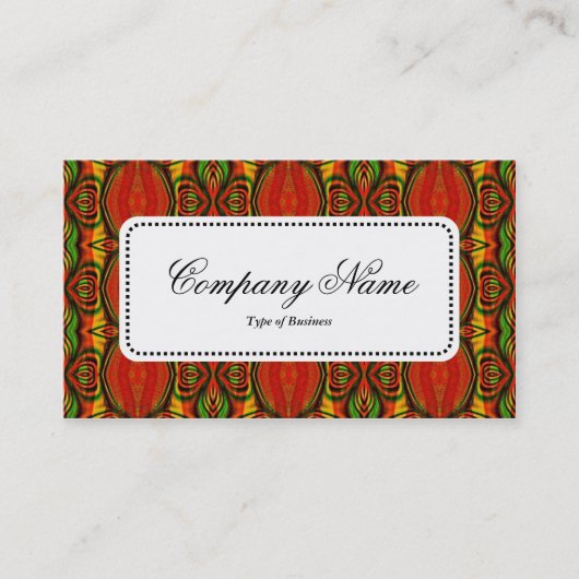 Étiquette central v5 - Géométrie Abstraite (Devant)