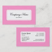 Étiquette central v5 - Rose (Devant / Derrière)