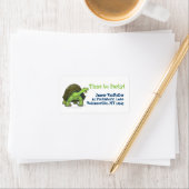 Étiquette Centre de la fête de Tortoise (En situation)