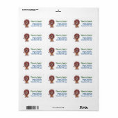 Étiquette Centre du parti Lion (Feuille entière)