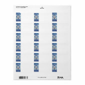 Étiquette Céramique d'Iznik (Feuille entière)