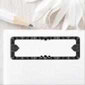 Étiquette Céramique noir (En situation)