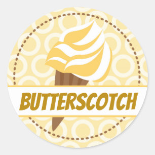 Étiquette Cercle de glace jaune or