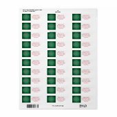 Étiquette cercle sucre de canne (Feuille entière)