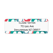 Étiquette Cercles d'olivier (Devant)