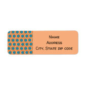 Étiquette Cercles et lignes MCM (Devant)