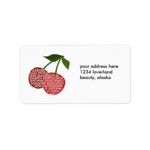 Étiquette Cerise Terminée Pi
