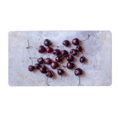 Étiquette Cerises (Devant)