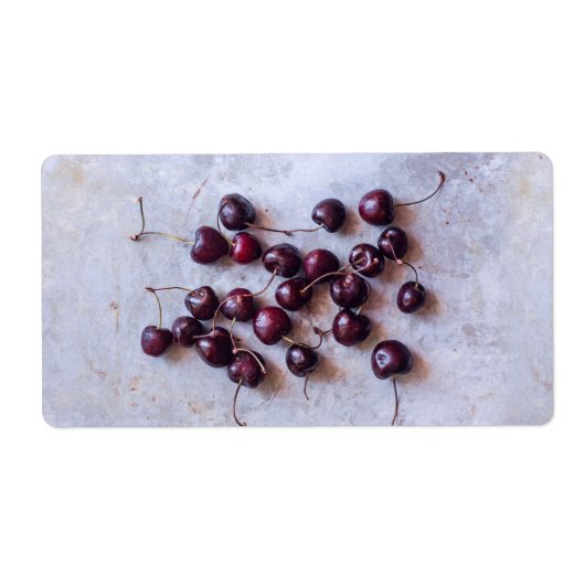 Étiquette Cerises (Devant)