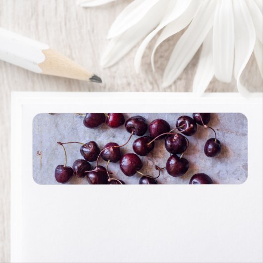 Étiquette Cerises (En situation)