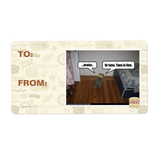 Étiquette cerveau (Devant)