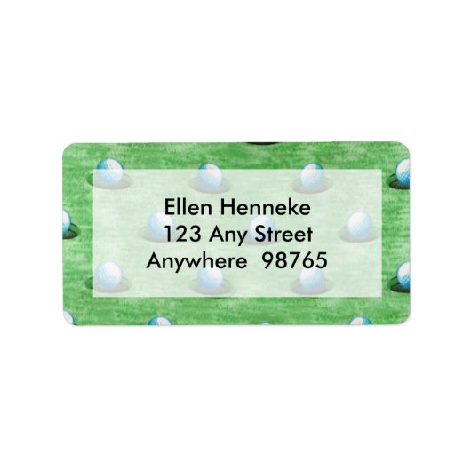 Étiquette C'est dans le trou ! (Devant)