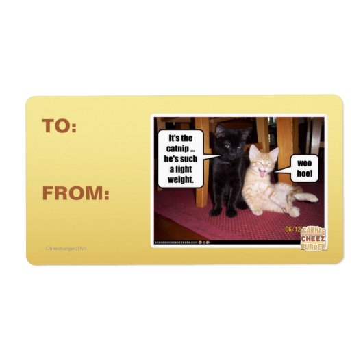 Étiquette C'est le catnip (Devant)