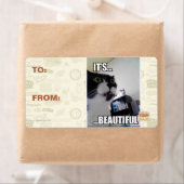 Étiquette C'est magnifique (En situation)