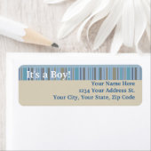 Étiquette C'est un garçon, un Faire-part de naissance ou un (En situation)