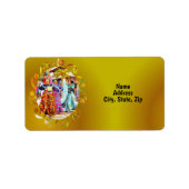 Étiquette Ceviche Mexican Festival Dancers 2549 Adresse (Devant)