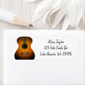 Étiquette Chaînes de guitare acoustique (En situation)