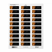 Étiquette Chaînes de guitare électrique (Feuille entière)