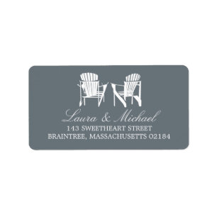 Étiquette Chaises Adirondack Adresse