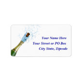 Étiquette Champagne Popping (Devant)