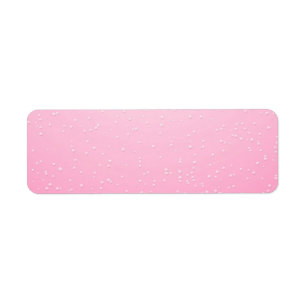 Étiquette Champagne rose avec minuscules bulles Art Arrière