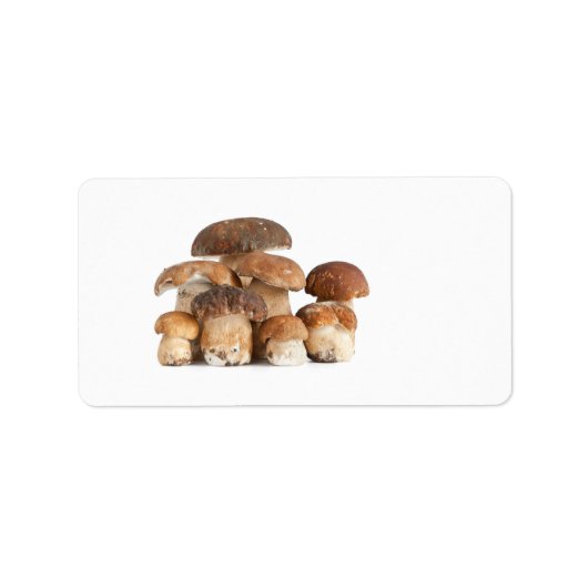 Étiquette Champignon de Boletus (Devant)