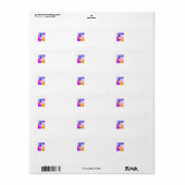 Étiquette Champs (Feuille entière)